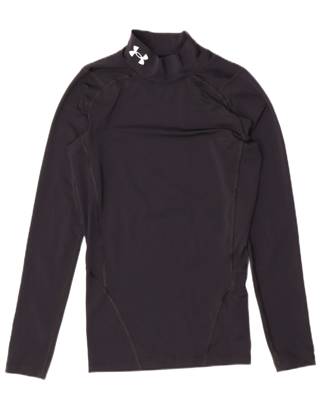 UNDER ARMOUR Ženska kompresijska majica dugih rukava UK 8 Mali crni poliester