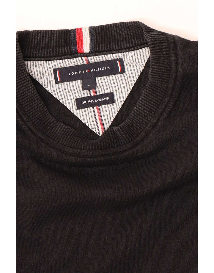Tommy Hilfiger muški džemper s okruglim izrezom srednje crne boje