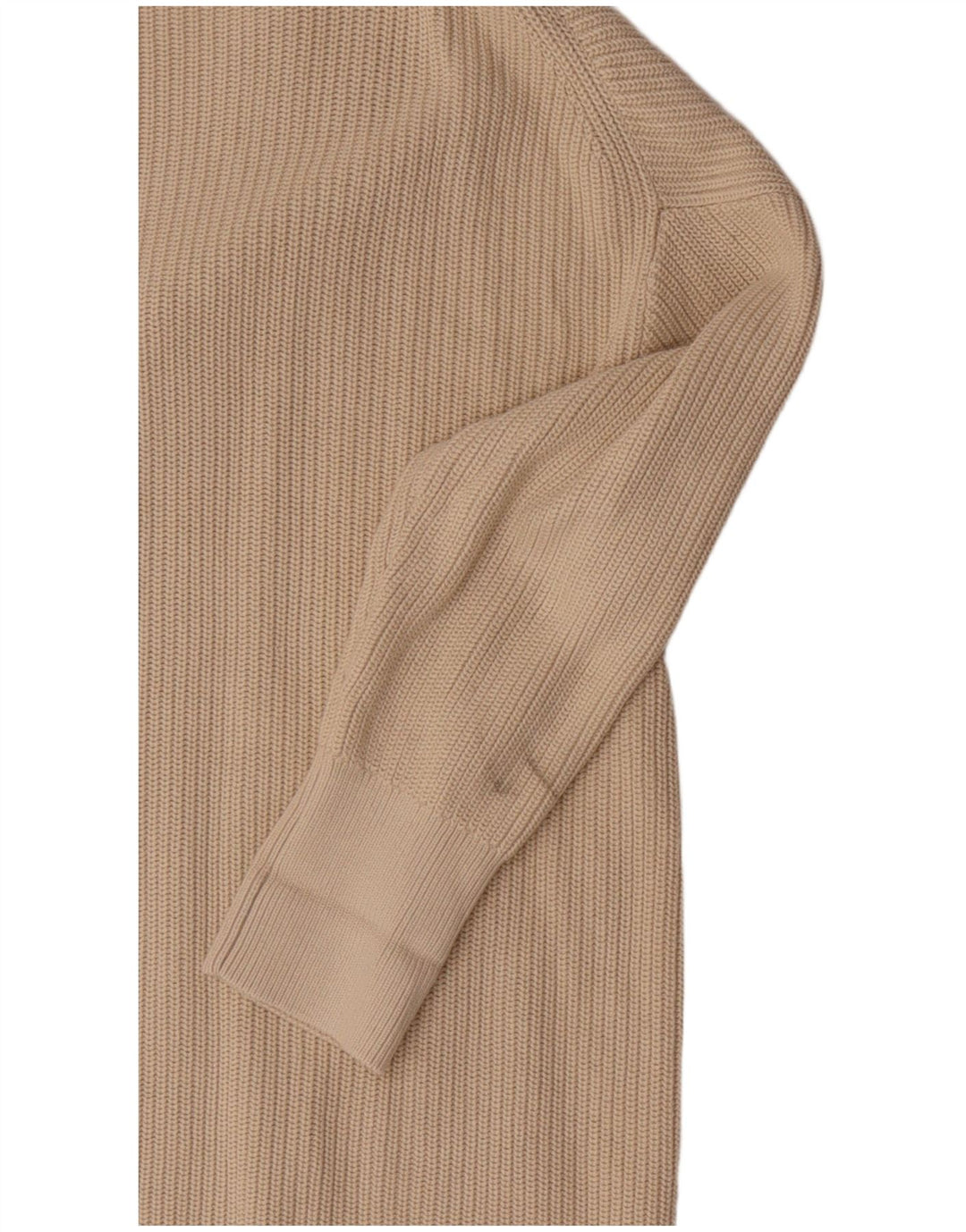 COS ženski dugi prekomjerni kardigan pulover UK 14 srednje bež pamuk