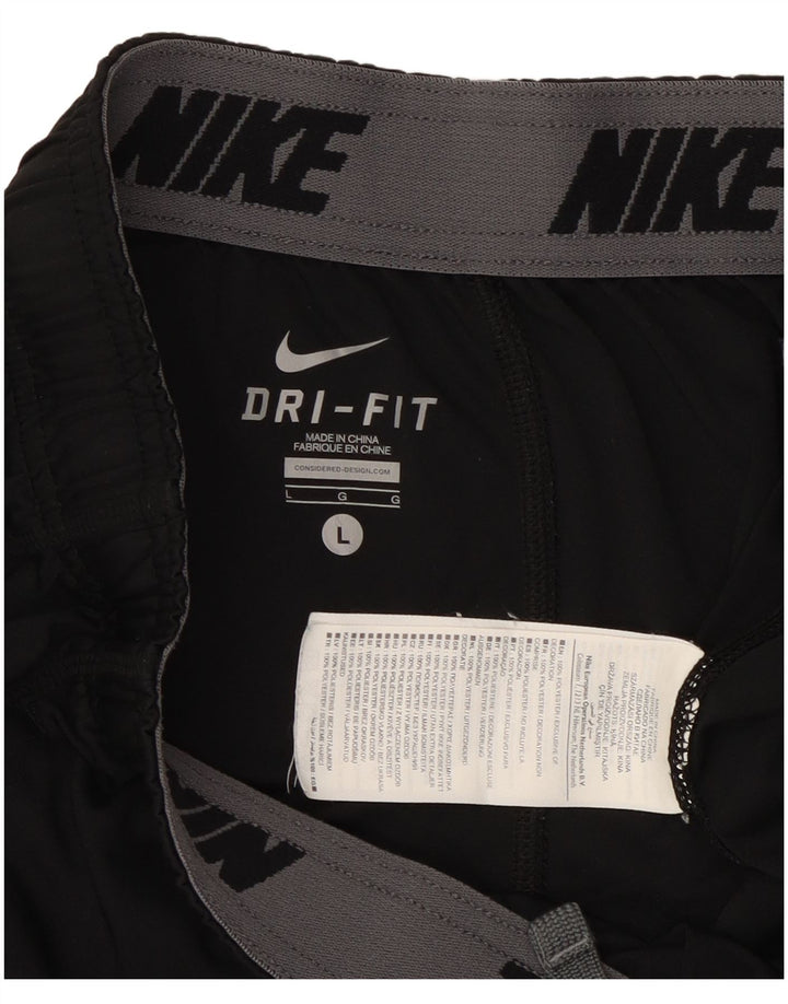 Nike muške Dri Fit sportske kratke hlače, veliki crni poliester