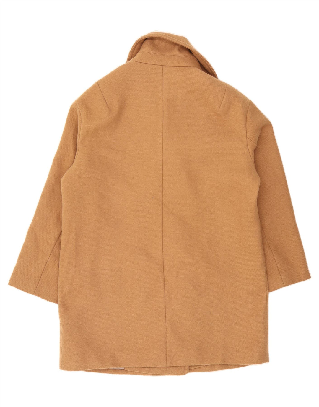 OASIS Womens Double Breasted Coat UK 14 Medium Beige Polyester Vintage Oasis and Second-Hand Oasis from Messina Hembry 