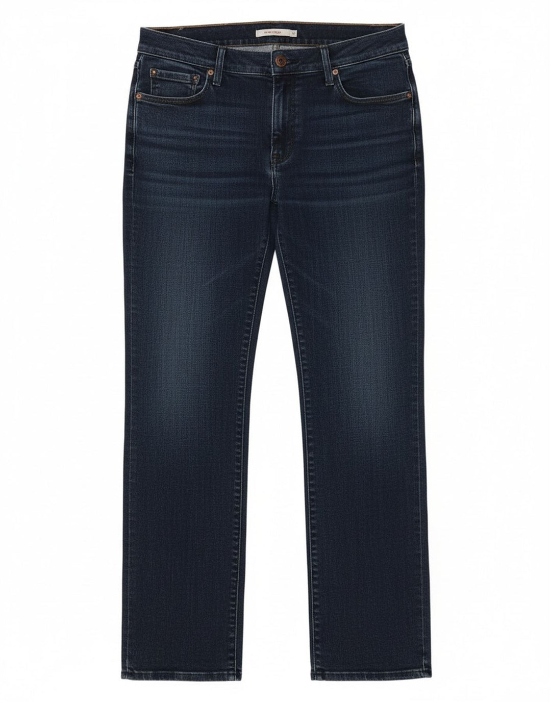 Levi's ženske 505 ravne traperice W31 L32 tamnoplavi pamuk