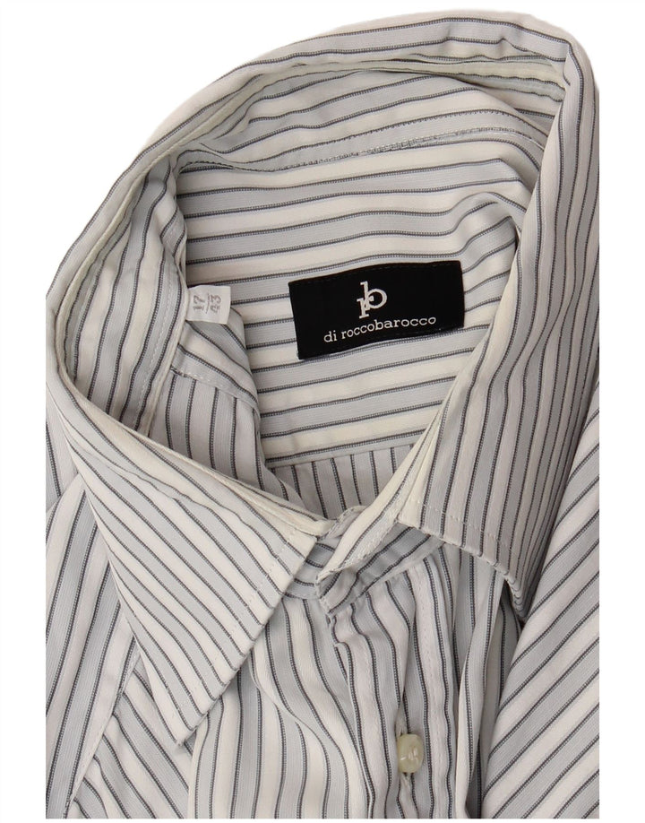 Roccobarocco muška košulja veličina 43 17 XL na plave pruge