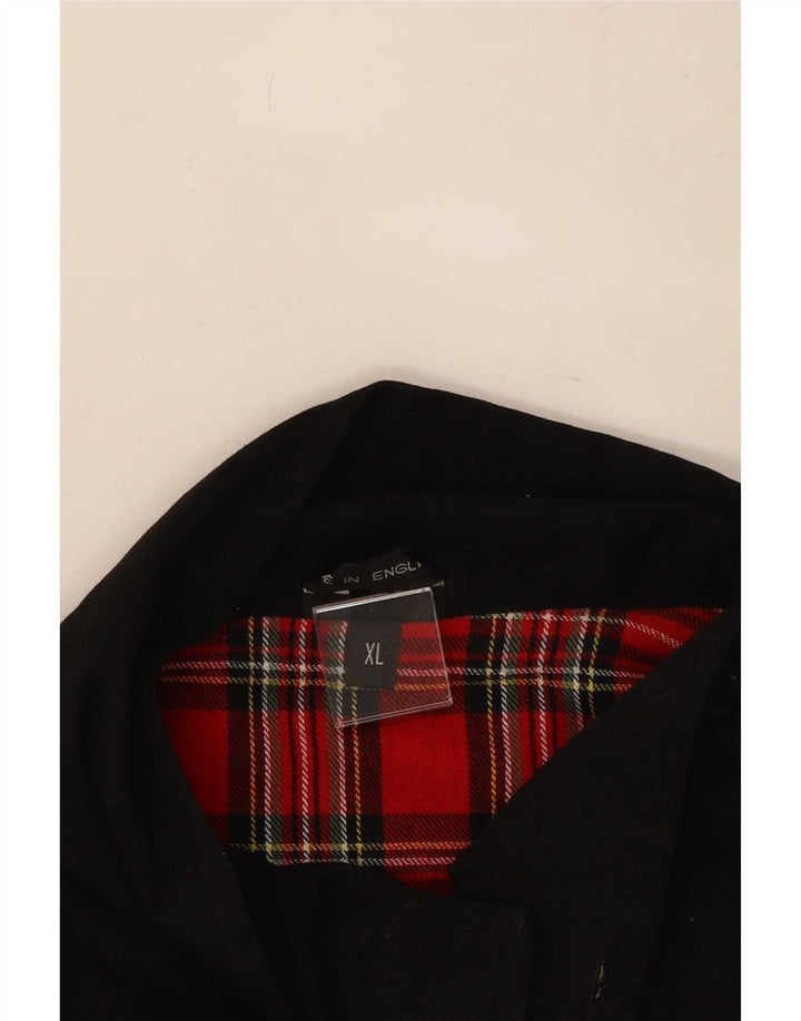 Vintage muška bomber jakna UK 42 XL crni poliester