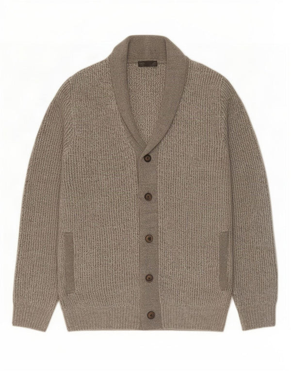 Marks & Spencer muški kardigan pulover 2XL sivi akril