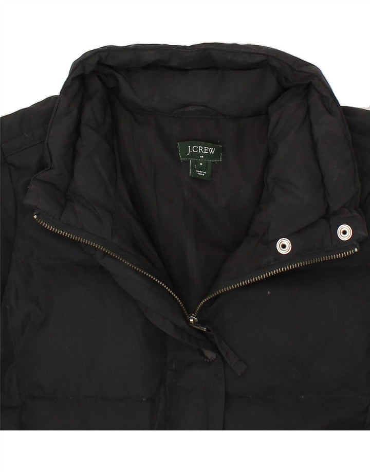J. CREW Womens Padded Coat UK 10 Small Black Polyester Vintage J. Crew and Second-Hand J. Crew from Messina Hembry 