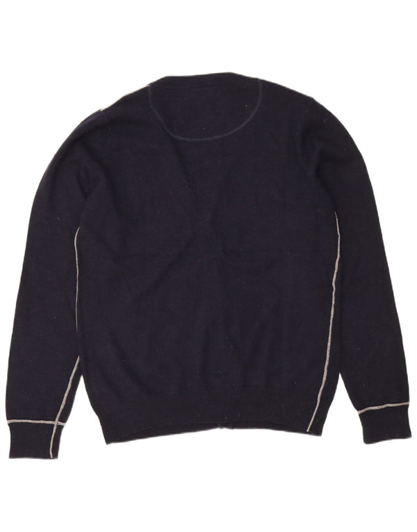 Gianmarco Venturi muški kardigan pulover XL tamnoplava janjeća vuna