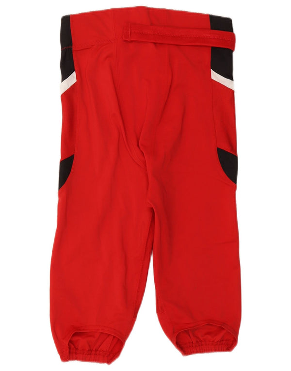 Russell Athletic Mens Bermuda Sport Shorts Large  Red Colourblock Nylon