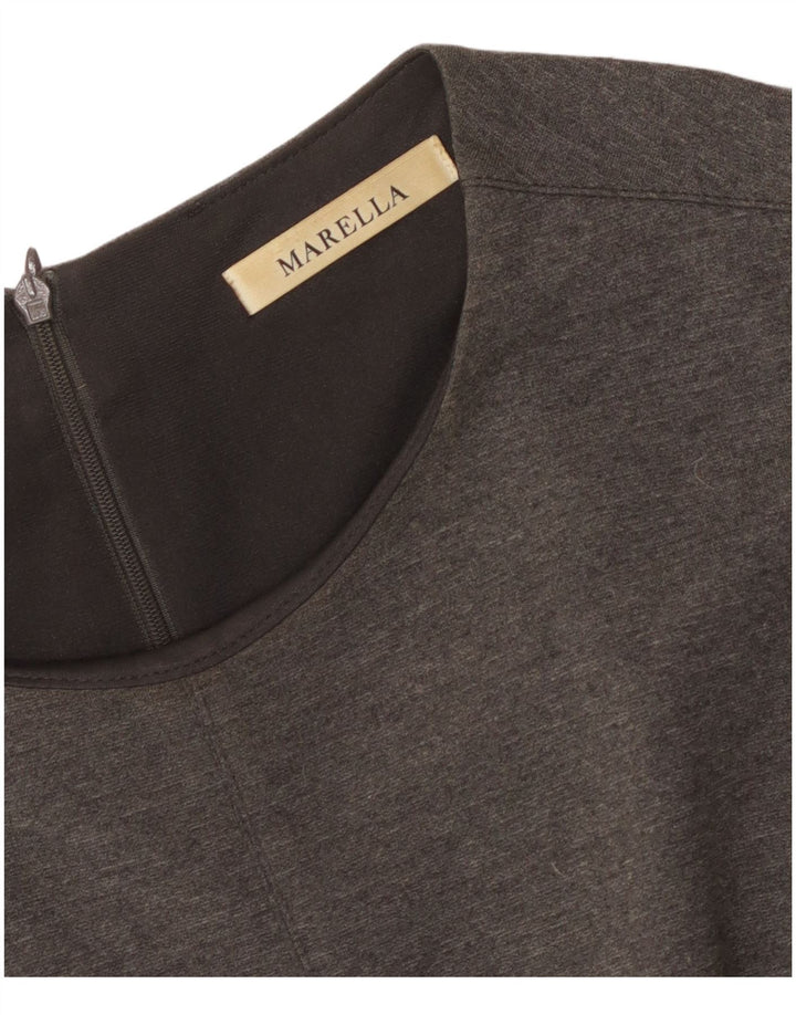 MARELLA ženska plašt haljina bez rukava UK 10 mala siva