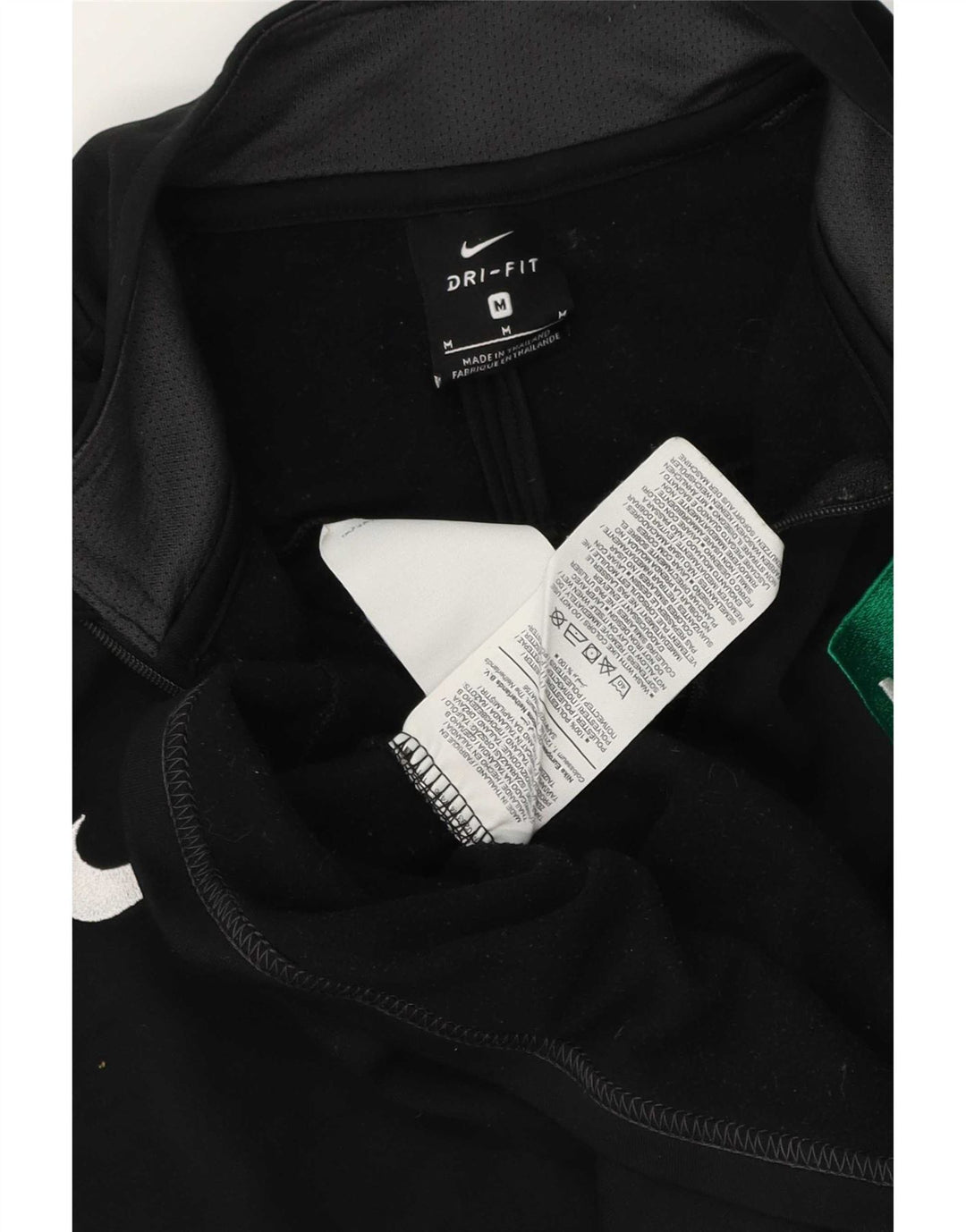 Nike Dri Fit Graphic Pulover Trenirka Gornji dio srednje crne boje