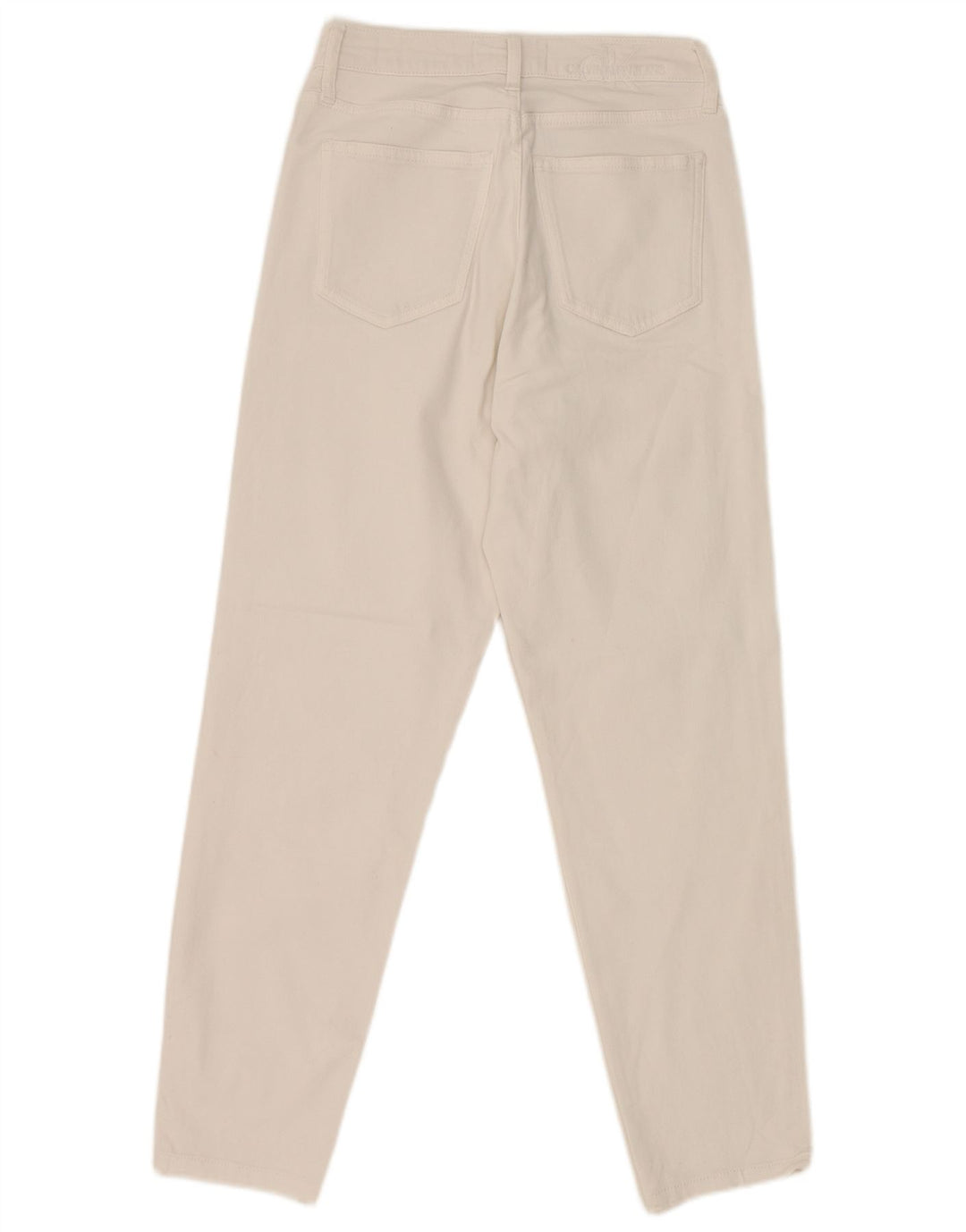 Ženske sužene traperice Calvin Klein W26 L26 Bijele