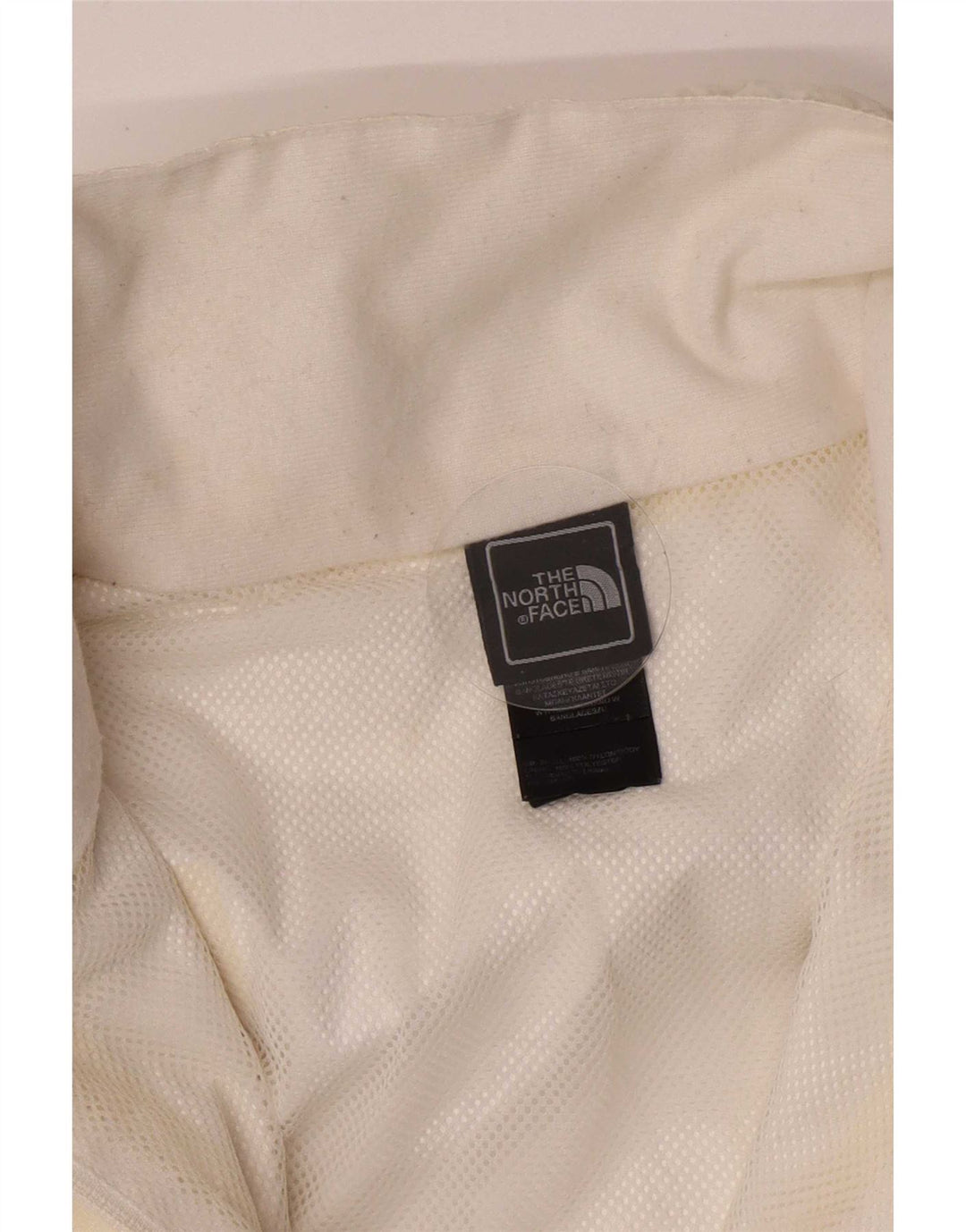 The North Face ženska kišna jakna s kapuljačom UK 14 Srednje bijeli najlon
