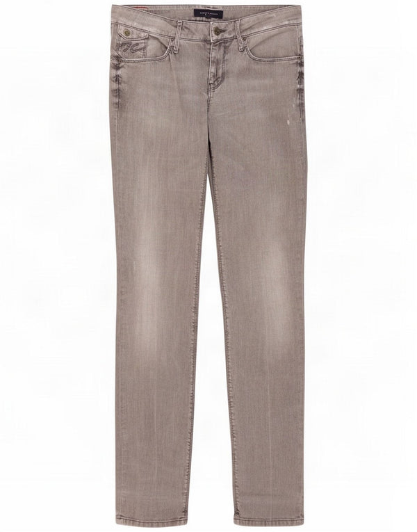 Tommy Hilfiger Womens Straight Jeans W28 L34 Grey Cotton