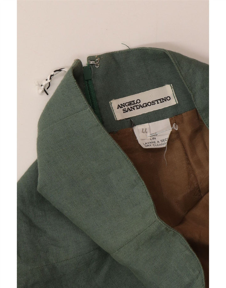 Angelo Santagostino Ženska dvodijelna suknja IT 44 srednje W26 Green Designe