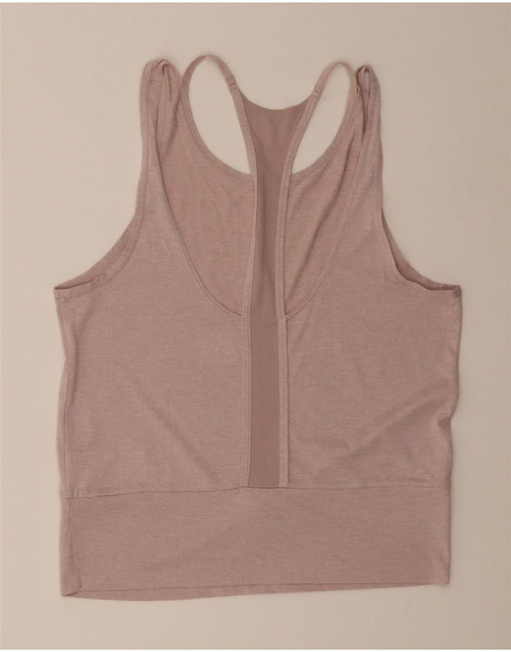 Nike Ženski Dri Fit Vest Top UK 12 srednje ružičasti poliester