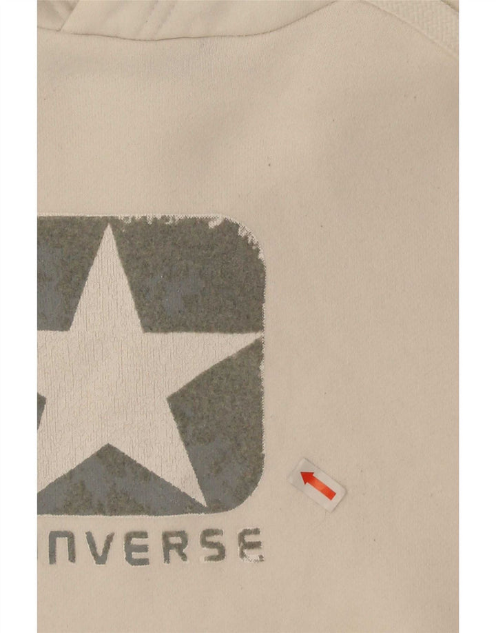 Converse muška majica s kapuljačom srednje veličine od bijelog pamuka