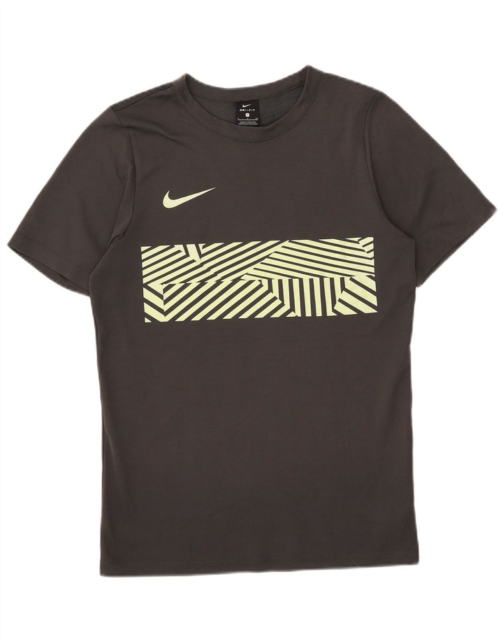 NIKE muška Dri Fit majica s kratkim rukavima, mali sivi poliester