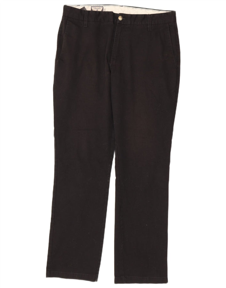 Volcom muške ravne chino hlače W32 L30 crni pamuk