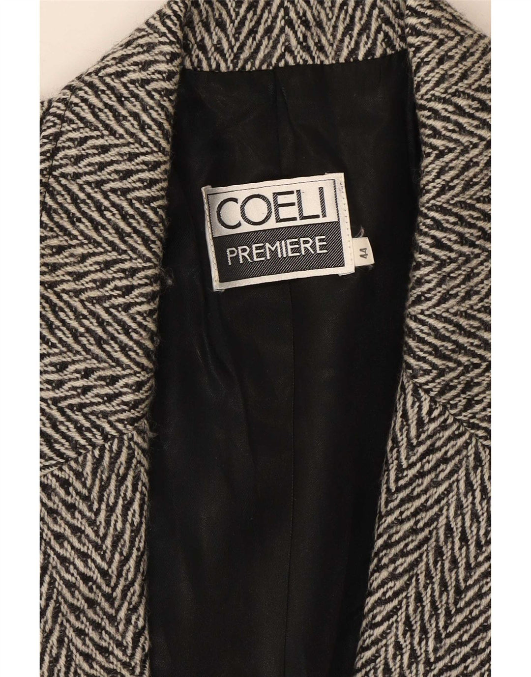 Coeli Premiere Ženska jakna s 2 gumba IT 44 Srednje siva riblja kost