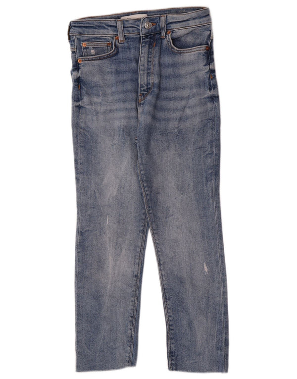 Zara ženske kapri uske traperice EU 36 XS W26 L22 plave