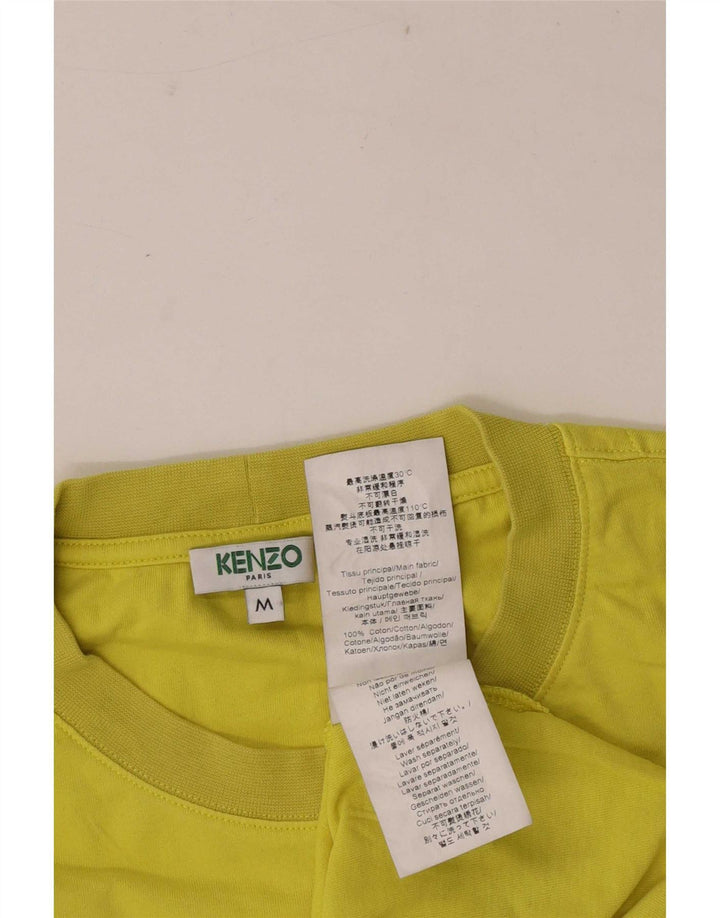 Kenzo Muška majica kratkih rukava srednje žuti pamuk