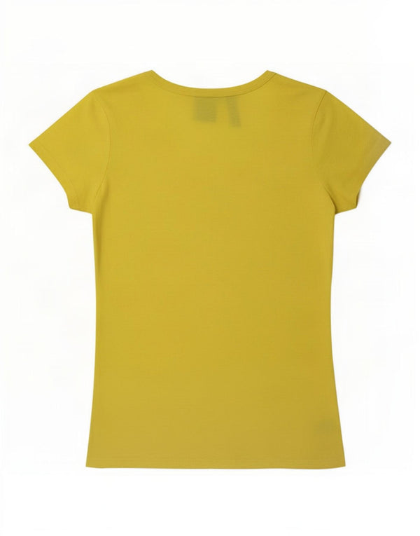 G-Star ženska majica kratkih rukava Regular UK 10 Small Yellow Cotton