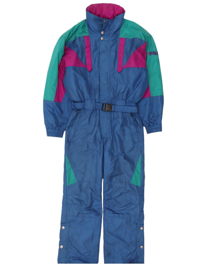 Fila muški skijaški kombinezon s kapuljačom IT 48 poliester srednje plave boje