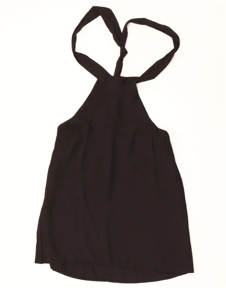Topshop Ženska majica s halterima UK 8, mali crni poliester