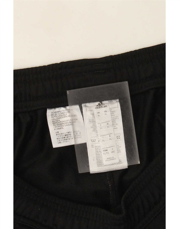 Adidas muške trenirke XL crne poliesterske hlače
