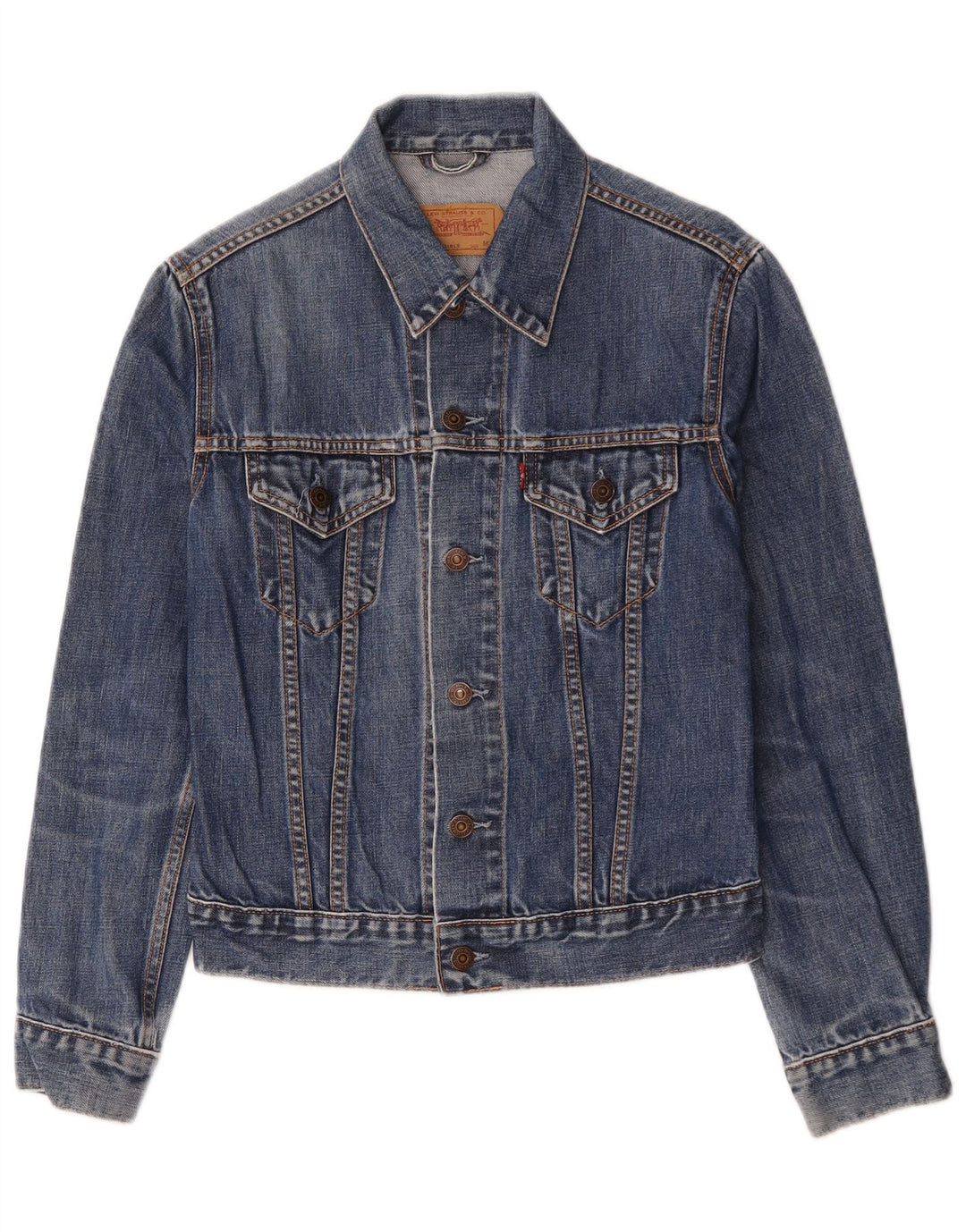 Levi's traper jakna za djevojčice 11-12 godina srednje plavi pamuk