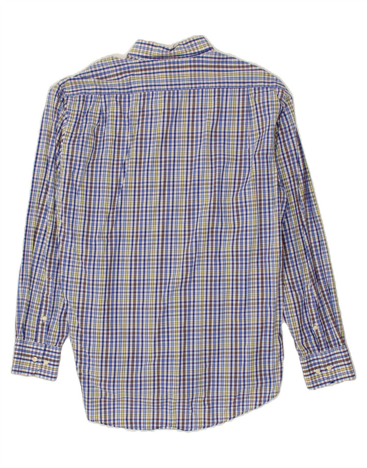 DACK'S Mens Regular Fit Shirt Large Blue Check Cotton Vintage Dack's and Second-Hand Dack's from Messina Hembry 