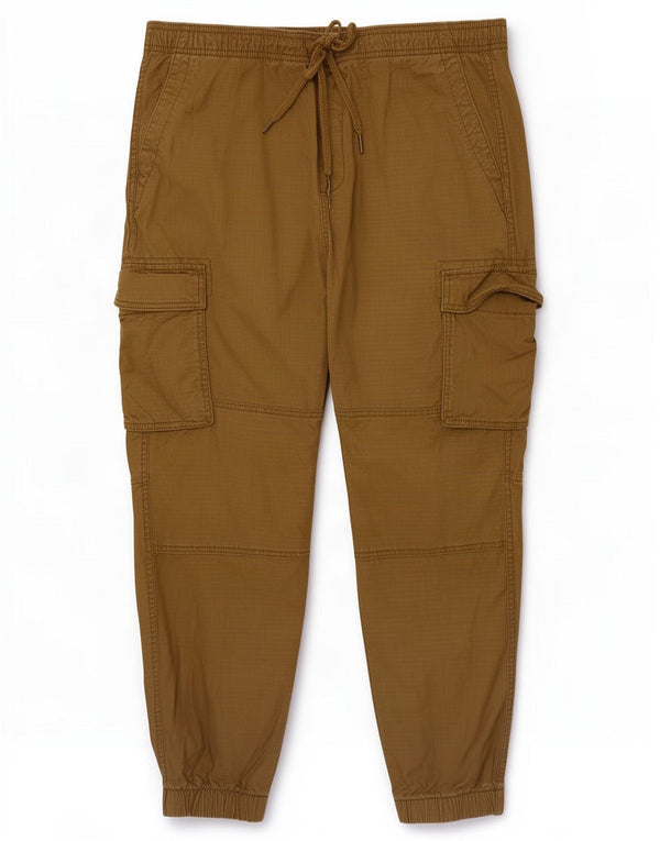 Gap Muške Joggers Cargo hlače Large W34 L28 kaki karirani pamuk