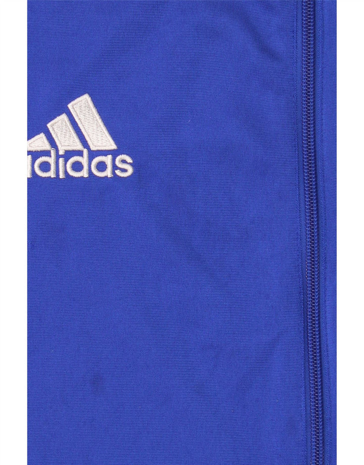 Adidas muška trenirka gornja jakna XL plavi poliester u boji