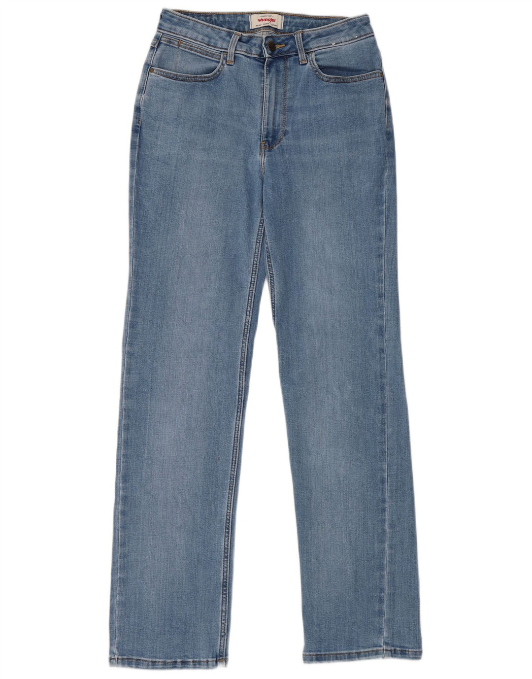 Wrangler ženske ravne traperice W27 L32 plavi pamuk