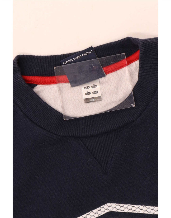 Umbro muški džemper s grafičkim motivima, velika tamnoplava boja