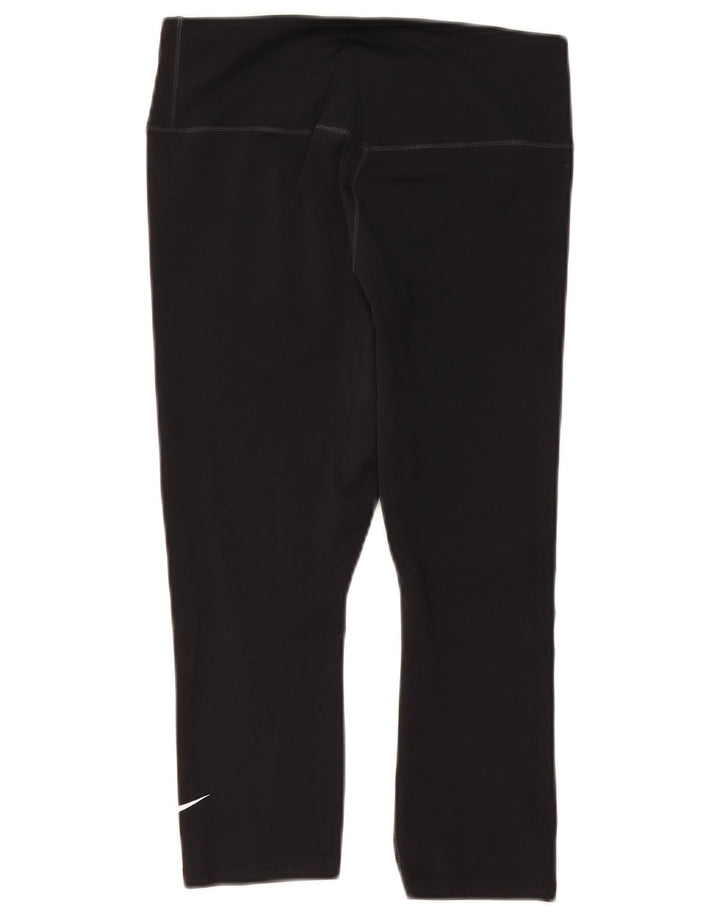 Nike ženske Dri Fit Capri tajice UK 12 srednje crne