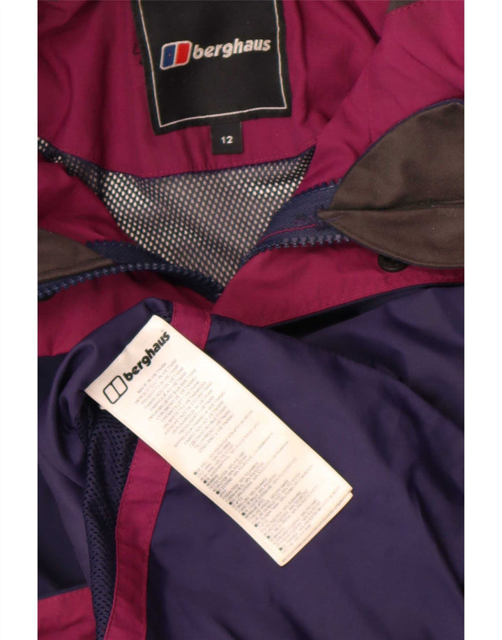 Berghaus ženska kišna jakna s kapuljačom UK 12 Medium tamnoplavi poliester
