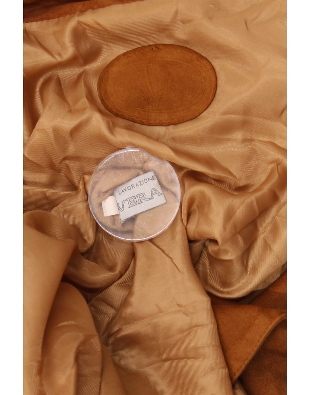 VINTAGE ženski kaput od antilop kože UK 20 2XL bež koža