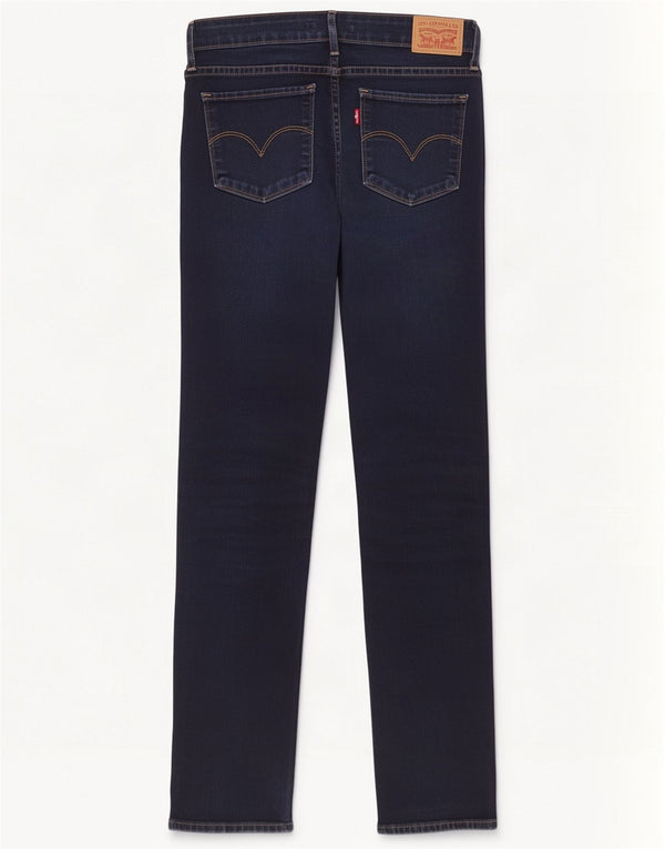 Levi's Womens 712 Slim Jeans W27 L30 Navy Blue Cotton