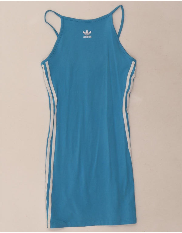 Adidas ženska teniska haljina UK 6 XS plavi pamuk