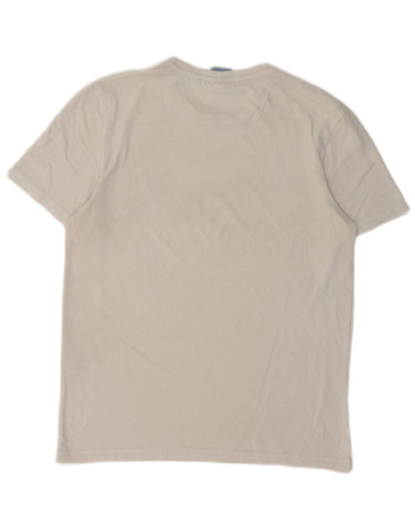 Lyle & Scott ženska majica kratkih rukava UK 16 Large Off White Pamuk