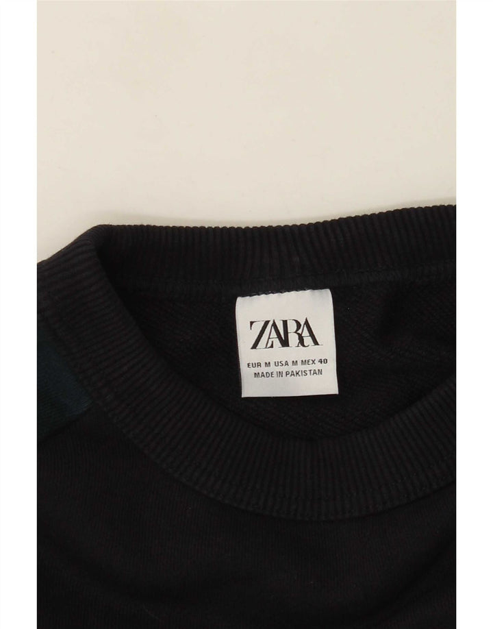 Zara muški džemper srednje crne boje