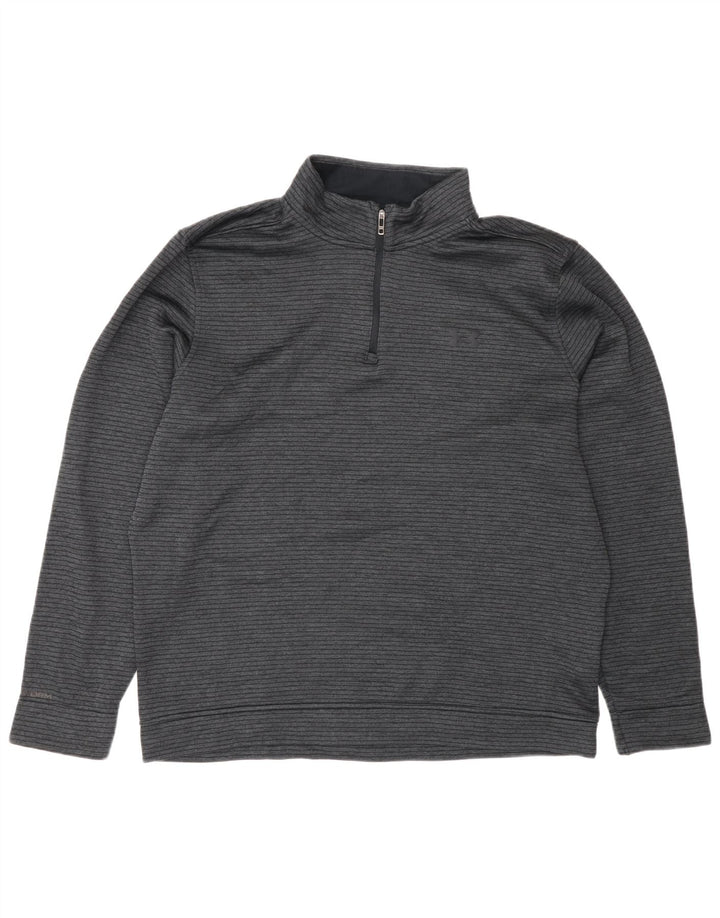 Under Armour muška trenirka s patentnim izrezom i trenirkom Storm-fit XL, siva na pruge