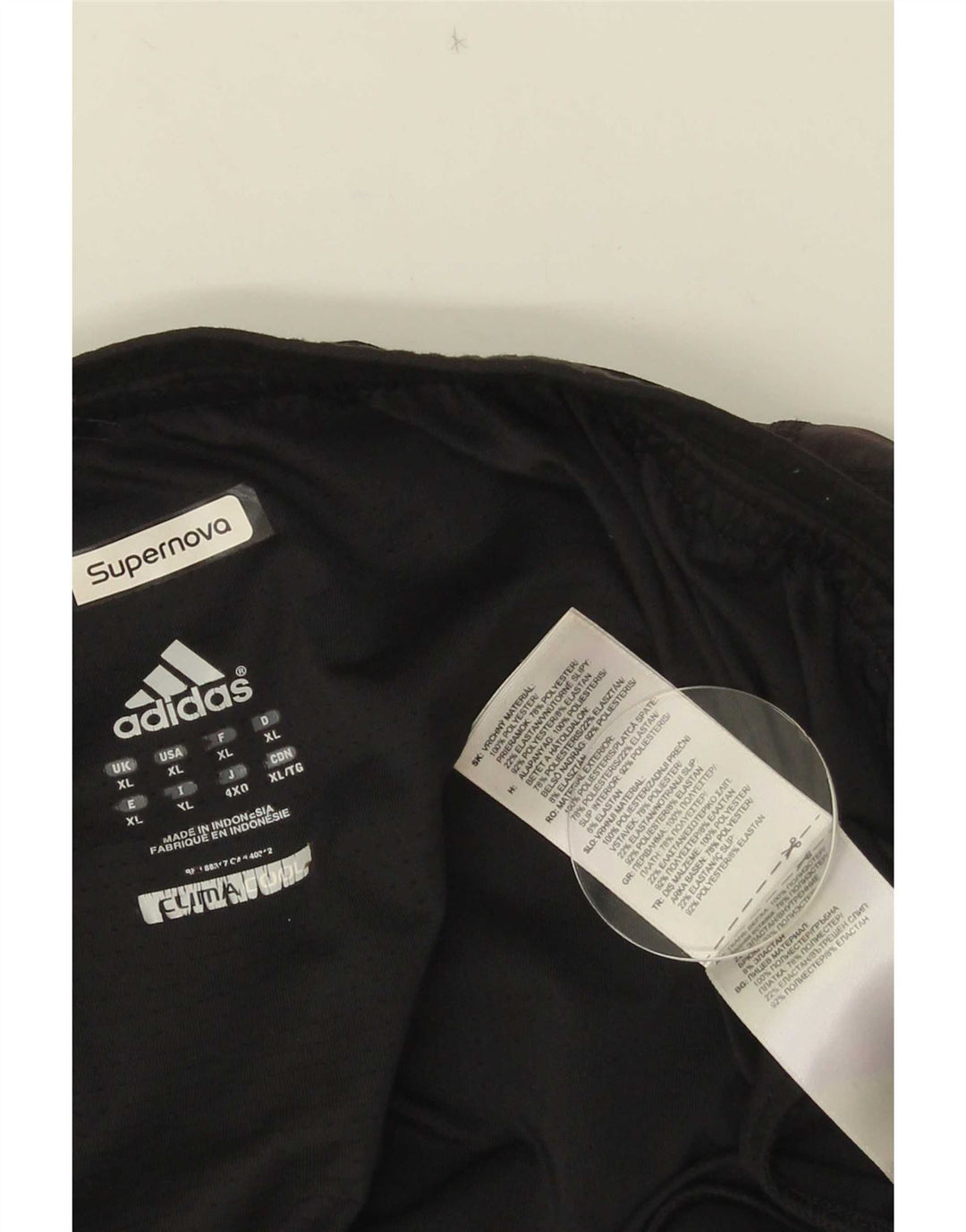 Adidas muške sportske kratke hlače Climacool XL crni poliester u boji