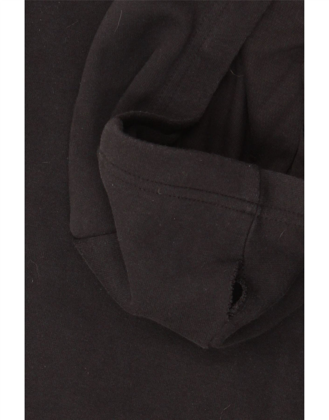 ADIDAS dječački široki pulover s kapuljačom i patentnim zatvaračem, 14-15 godina, crni pamuk