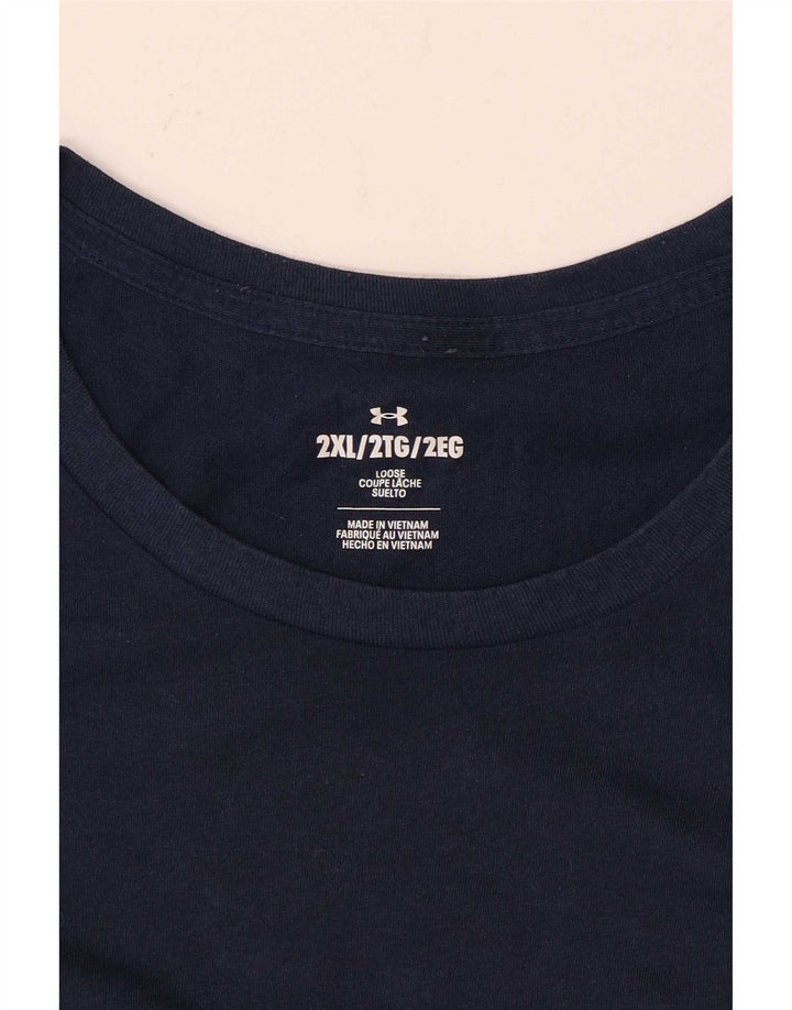 Under Armour muška majica kratkih rukava 2XL tamnoplava