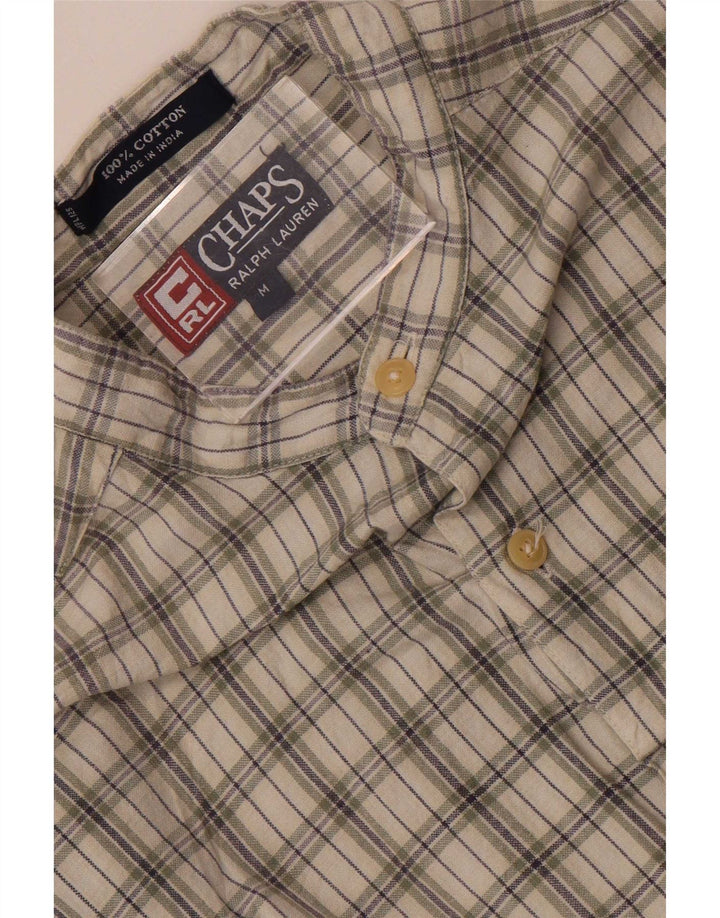 Chaps Ralph Lauren muška košulja, srednji kaki karirani pamuk