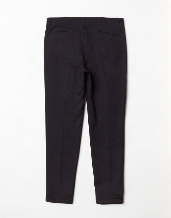 Zara ženske ravne chino hlače male W26 L28 tamnoplavi poliester