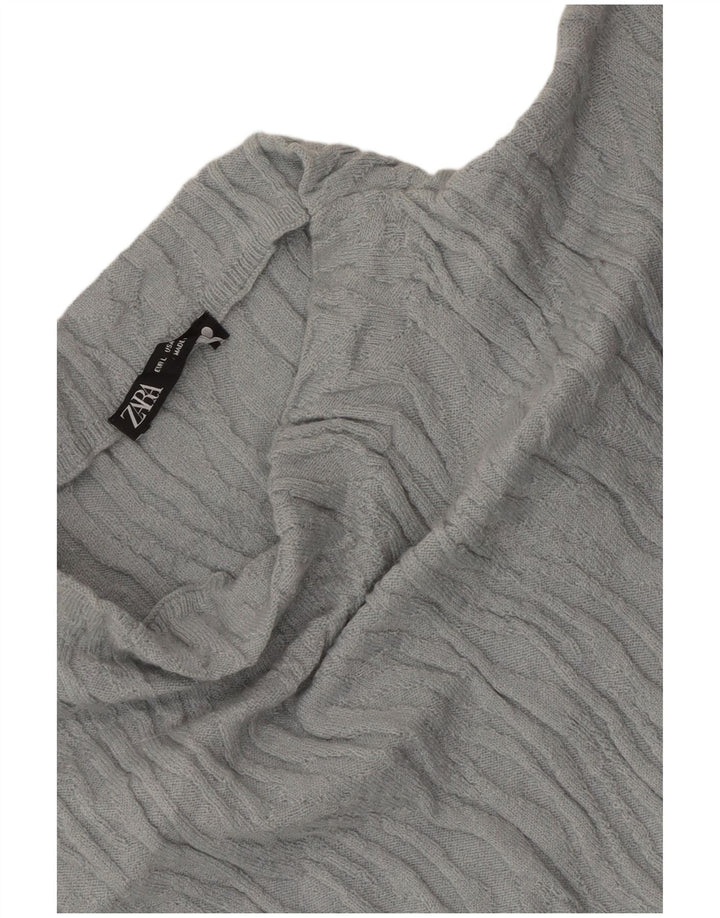 Zara ženski vrh bluze UK 14 Large Blue