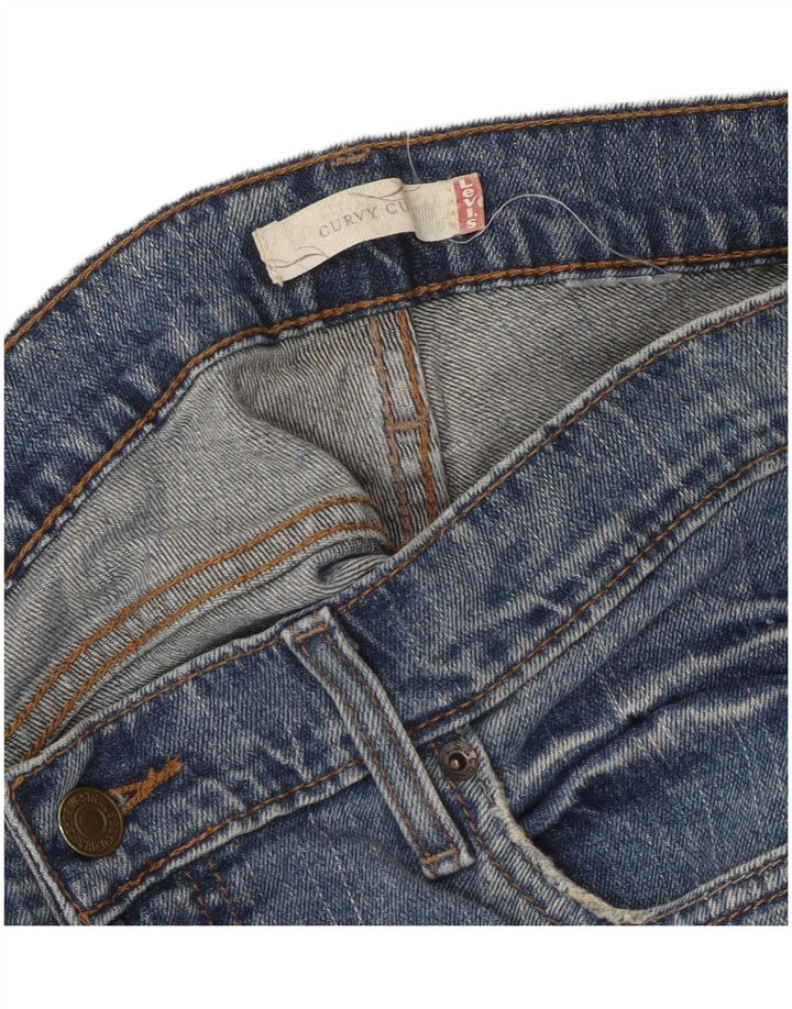 Levi's ženske zaobljene ravne traperice W34 L31 plave